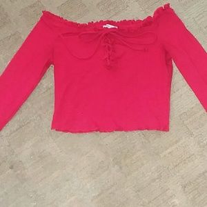 Red Crop Top